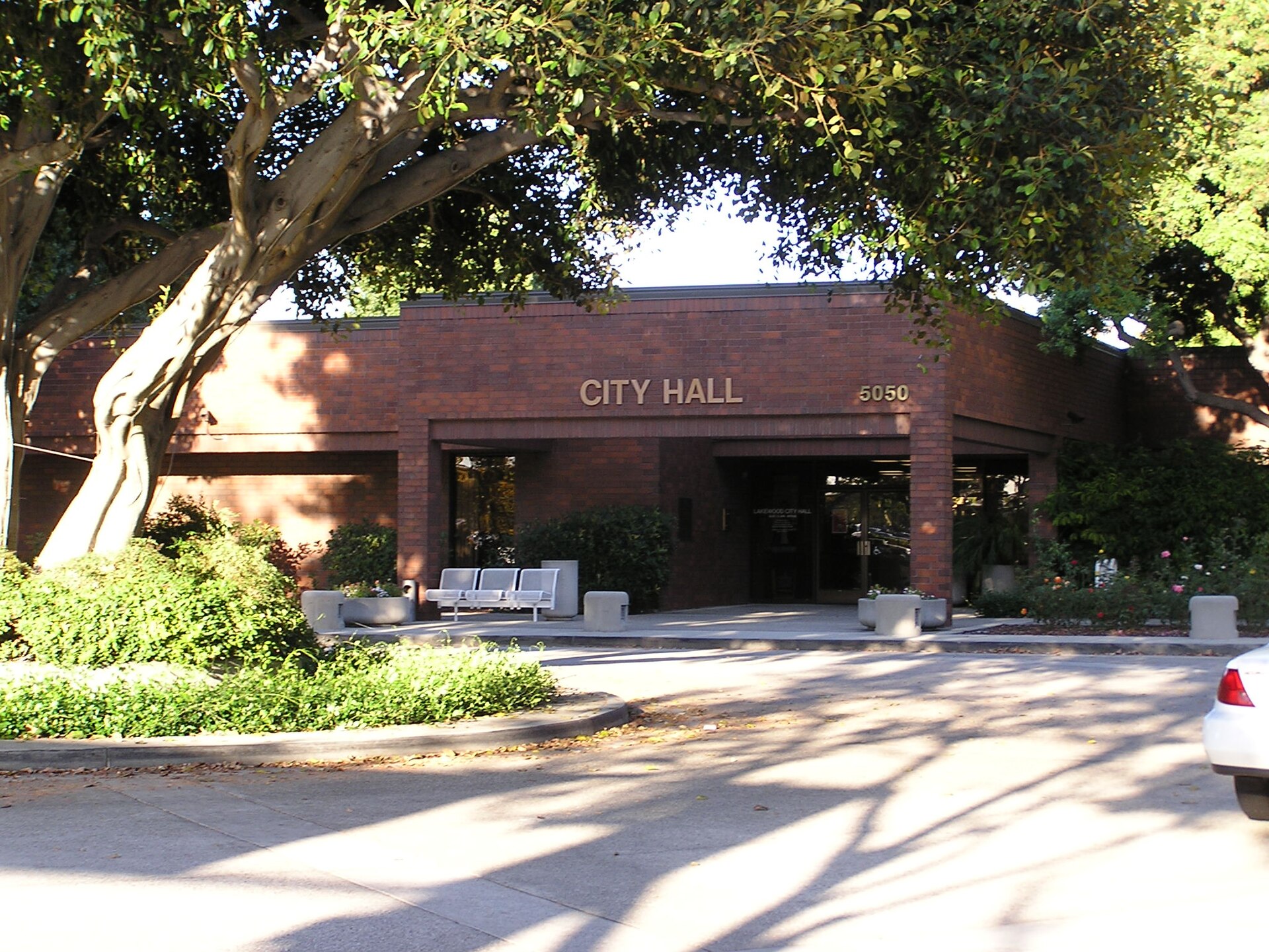 Lakewood City Hall and landscaped civic campus
